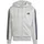 3 Stripes Fleece Sweatjacke Medium Grey Heather/Black M