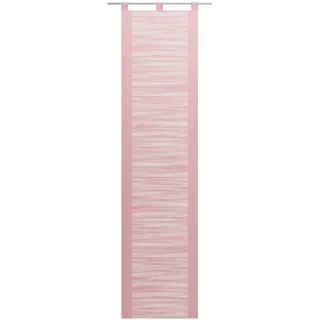 Schiebegardine NEUTEX FOR YOU "Padova" Gr. 5, rosa (altrosa), B:57cm H:265cm, Scherli, Polyester, Gardinen, Schiebegardine, inkl. Beschwerungsstange, Halbtransparent, Fransen-Effekt, modern
