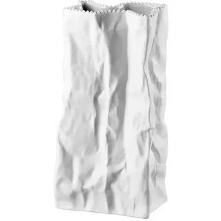 Rosenthal Do not Litter Tütenvase Weiss matt 22 cm