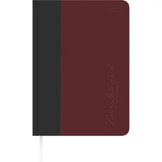 Zettler Buchkalender Premium Fire schwarz-rot A5 2027