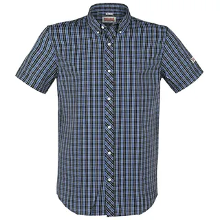 Lonsdale Brixworth Kurzarmhemd blau L 60% Baumwolle, 40% Polyester Streetwear
