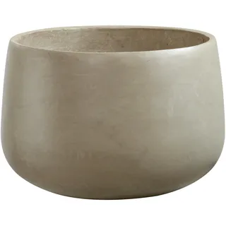 Olly & Rose Extra Großer Pflanzkübel - Beige Übertopf - XL Blumentopf - 46 cm 18 Zoll