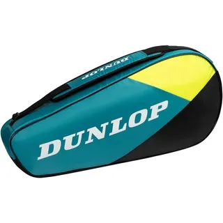 Dunlop Sx-club 3 Schlägertasche, Blaugrün-Schwarz-Gelb