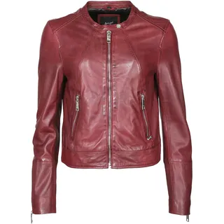 Maze Bikerjacke »Lederjacke 183Grenada«, rot