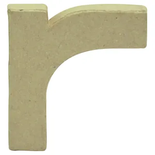 Décopatch AC830C - Kleiner Buchstabe aus Pappmaché, r 1,5x8x8,5cm, perfekte Deko für das Zuhause, 1 Stück