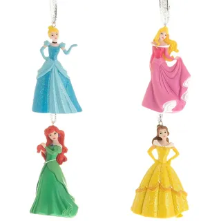 Disney Prinzessin Wandbehang Christbaumschmuck Set Mit 4 Harz