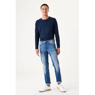 5-Pocket-Jeans GARCIA "Rocko", Herren, Gr. 30, Länge 34, blau (vintage blau used), Denim/Jeans, Obermaterial: 98% Baumwolle, 2% Elasthan, Jeans 5-Pocket-Jeans, in verschiedenen Waschungen