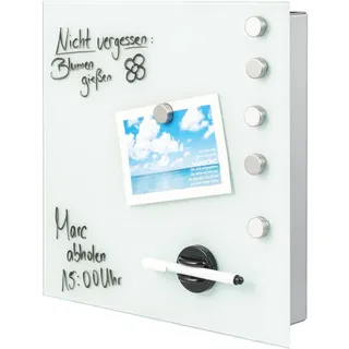 bremermann Schlüsselkasten, weiß, Metall , Weiß , 35x35x5 cm , Garderobe, Schlüsselkästen & Schlüsselboards