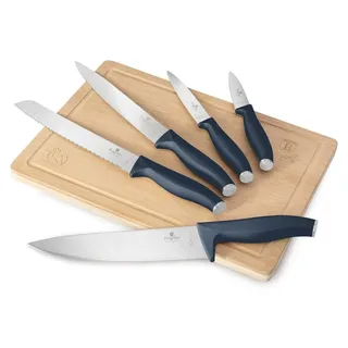 Messer-Set mit Bambus-Schneidebrett | Berlinger Haus BH3142