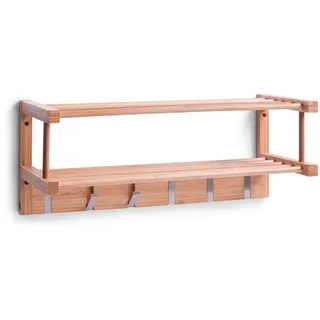 Zeller Wandgarderobe BAMBOO - braun