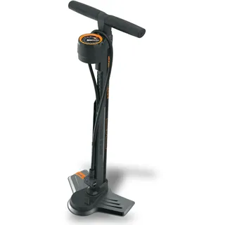 SKS Airmotion 12,0 Standpumpe für alle Ventilarten, schwarz/orange