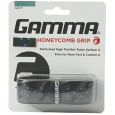 Gamma Honeycomb Cushion Grip schwarz Overgrip, schwaz/blau, One Size