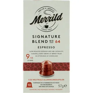 MERRILD Signature Blend No.64 Aluminium capsules - 10 pcs