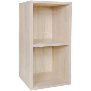 Wohnling Bücherregal 30 x 30 x 60 cm Grau