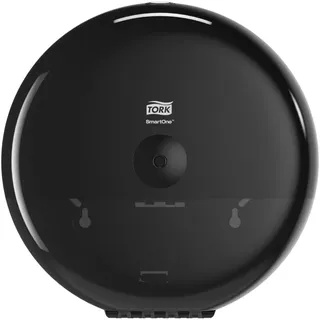 TORK SmartOne® Spender für Toilettenpapier Schwarz T8 Hohe Kapazität, Elevation Linie, 680008
