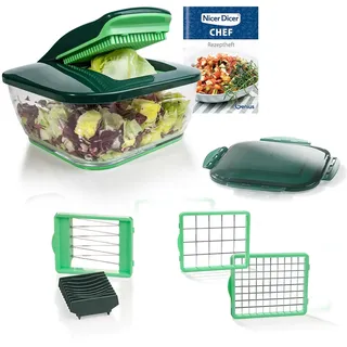Genius Nicer Dicer Chef 9-tlg. Grün