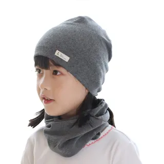 VUCDXOP Baby Beanie Mütze Loop Schal Set Jungen Mädchen Beanie Hüte + Schlauchschal 2er Set, Herbst Winter Weich Baumwolle Beanie Mütze Hut Halstuch Nackenwärmer Rundschal Halstuch Set