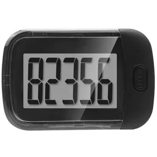 3D Schrittzähler Tragbar mit Abnehmbarem Ansteckbar Schlüsselband Wandern