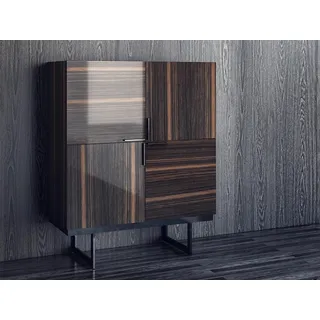 Esszimmer Luxus Kommode Design Sideboard Holzschrank Modern Möbel - Braun