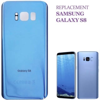 swark Akku Deckel Backcover Kompatibel mit Samsung Galaxy S8 - All Models G950 Akkudeckel (Blau)