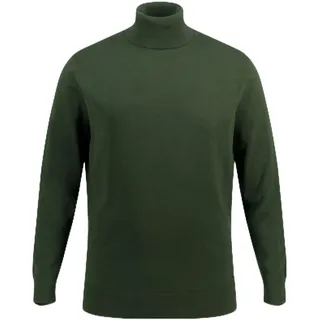 JP 1880 Herren Rollkragen, Feinstrick Pullover, dunkelgrün, 6XL Grande Taille
