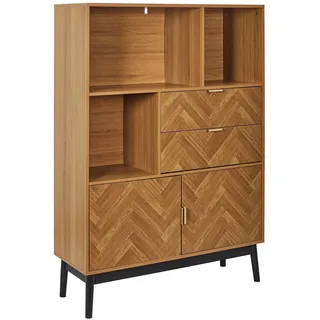 HOME DECO FACTORY Spiegel Wandspiegel Sonne Rattan Natur