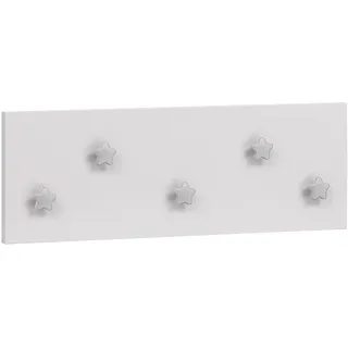 Schildmeyer Kinderzimmer Hakenpaneel Moonlight 149898, weiß matt, 60 x 4,6 x 19,5 cm