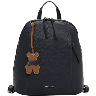 Rucksack TAMARIS "Rucksack TAS Katrina", Damen, Gr. B/H/T: 27cm x 29cm x 13cm, blau (blau 500), Obermaterial: 60% Polyurethan PU. 40% Polyester PES., Rucksäcke Rucksack
