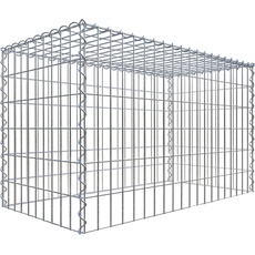 Bild Gabione, silbergrau, Maschenweite 5 cm x 10 cm