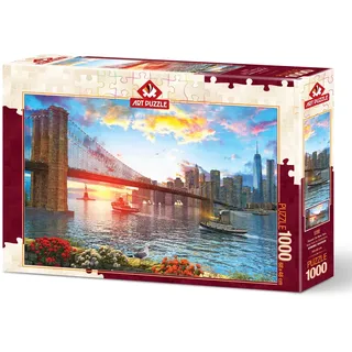 ART PUZZLE Puzzle Sonnenuntergang in New York 1000 Teile