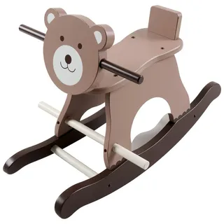 My Baby Lou Schaukeltier , Braun , Holz , Kiefer , massiv , 36x42x66 cm , unisex , EN 71 , Haltegriffe , Spielzeug, Holzspielzeug