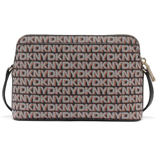 Dkny Bryant Ave Tz Dome Tasche - White Brown Logo / Black - One Size
