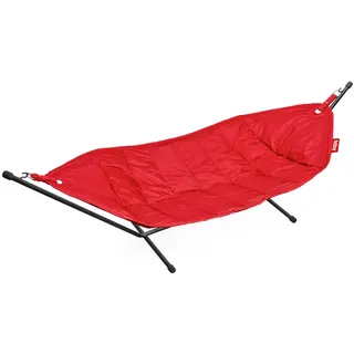 Fatboy Headdemock Hängematte - 270 x 138 cm - Rot | Klappbare Hängematte mit Gestell, Outdoor, Camping, Garten & Terrasse, Reise Hängesessel, Polyester, bis zu 150kg