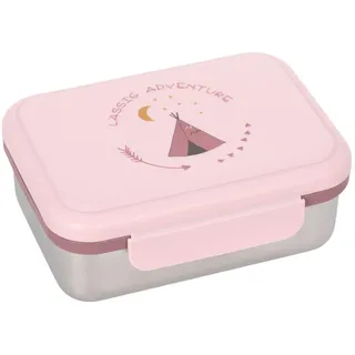 Lässig Kinder Brotdose Edelstahl Lunchbox Frühstücksbox Nachhaltig Kindergarten Schule/Lunchbox Stainless Steel Adventure Tipi