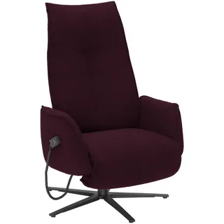 Johann Jakob Relaxsessel , Lila , Textil , Uni , 71x114x84 cm , Blauer Engel, Goldenes M, Made in Germany, Emas , Fußauswahl, Lederauswahl, Stoffauswahl, Relaxfunktion, Netzbetrieb , Wohnzimmer, Sessel, Relaxsessel