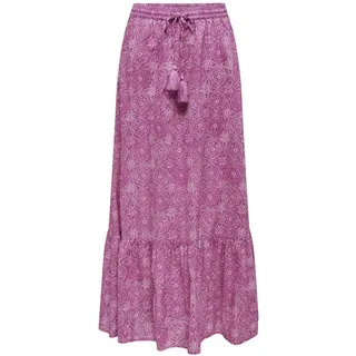 ONLY Damen Onlmiley Ankle Skirt Ptm Sommerrock, Rosa, L EU