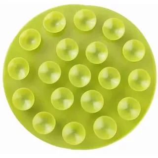 Kindergeschirr Saugnäpfe Anti-Rutsch Doppelseitig Tischset mit Teller Schüssel Besteck Tragbar Grün