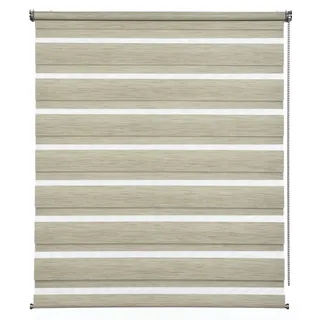 GARDINIA Doppelrollo de luxe 50 x 180 cm braun
