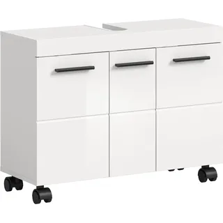 WELLTIME Waschbeckenunterschrank AVON 80 x 58 cm Weiß