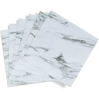 d-c-fix selbstklebende Bodenfliesen – Premium Marble Marmor-Optik (11er Pack, 30,5x30,5cm) – qualitative PVC-Klebefliesen – leicht zu reinigen & individuell anpassbar