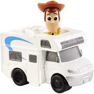 Mattel GCY61 - Disney Pixar Toy Story 4 Minis Woody und Wohnmobil, Sammelfiguren mit Fahrzeug, Spielzeug ab 3 Jahre, Mehrfarbig