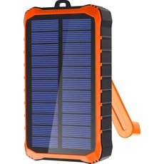 Bild Solar Powerbank Prepper 12000mAh schwarz/orange (456633)