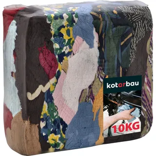 KOTARBAU® Putzlappen Werkstatt 10 kg Frottee Baumwolle Putztücher Auto Putztücher Industrieputzlappen Werkstatt Lappen Spültücher Küchenlappen Kamintücher Auto Pflege Set