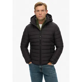 Superdry Fuji Steppjacke - Black - M