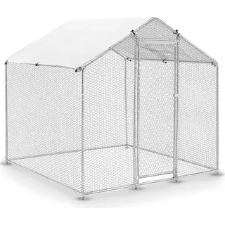 Juskys Freilaufgehege HLS25T für Hühner,