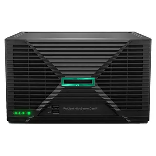 HP HPE ProLiant MicroServer Gen11 E-2434 4c 32GB-U 4LFF-NHP 2x4TB HDD 180W External PS EMEA Cmp Mod Svr