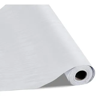 Vevor Tapete selbstklebend, 45 cm x 10 m, Wandtapete, Klebefolie mit weißer Holzoptik, Möbelfolie, Möbelaufkleber, dekorative Vinylrolle für Schlafzimmer, Küche, Büro, Badezimmer, Schreibtisch