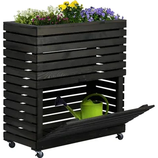 Dobar Rolla 72 x 32,5 x 78 cm Anthrazit