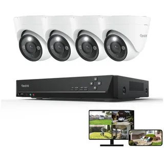 Reolink 12MP PoE Überwachungskamera Set Aussen Weiß
