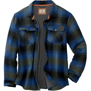 Legendary Whitetails Archer Flanell-Thermojacke für Herren, gefüttert, gesteppt und isoliert, Cabin Cobalt Plaid, M